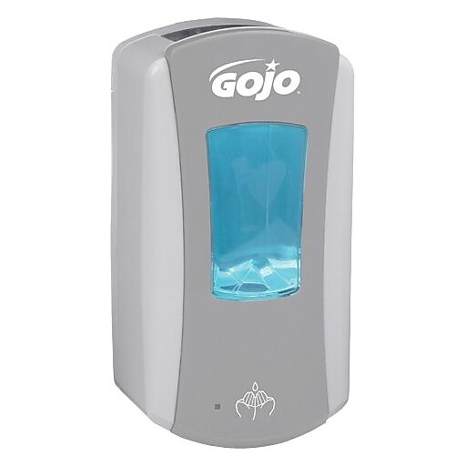 GOJO LTX 12 Automatic Wall Mounted Hand Soap Dispenser, Gray/Silver
