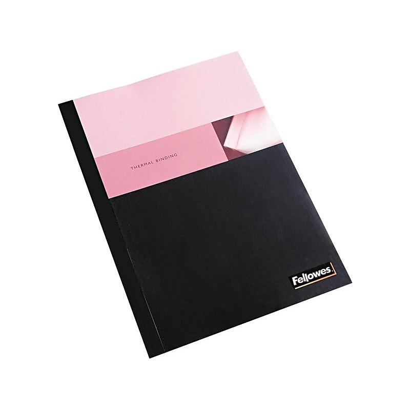Fellowes Presentation Covers, 8.5" x 11" (US letter), Black, 10/Pack (FEL5256801) image 1