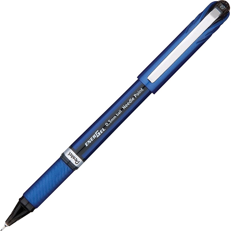 Pentel EnerGel® NV Liquid Gel Pen, Fine Point, Blue Ink, Dozen (BLN25-C) image 1