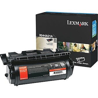 Lexmark X644A21A Black Standard Yield Toner Cartridge