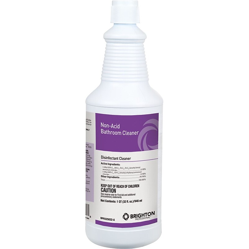 Brighton Professional™ Restroom Cleaner Non-Acid Disinfectant Bathroom Cleaner, 32 Oz. (BPR325032-A/184) image 1