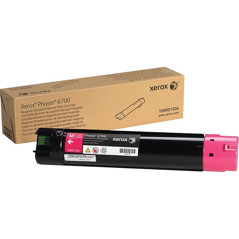 Xerox 106R01504 Magenta Standard Yield Toner Cartridge image 1