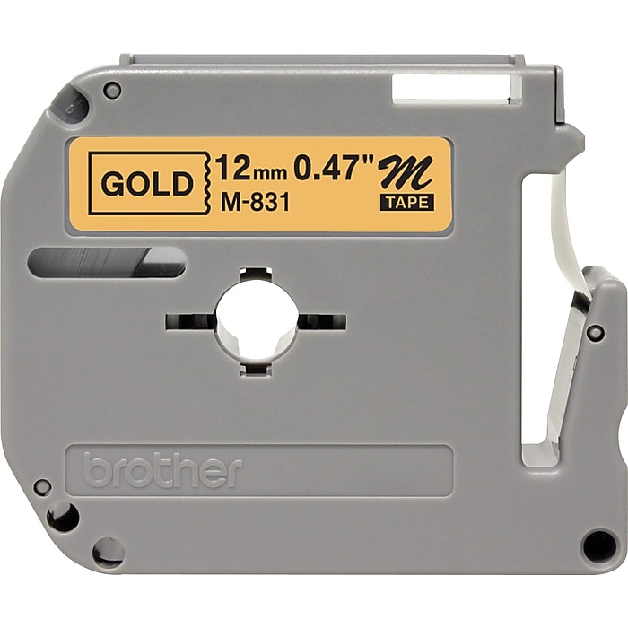 Brother P-touch M-831 Label Maker Tape, 1/2