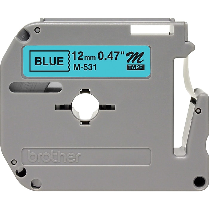 Brother P-touch M-531 Label Maker Tape, 1/2