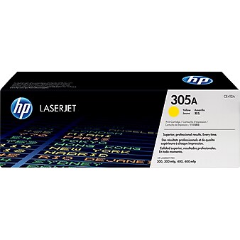 HP 305A Yellow Standard Yield Toner Cartridge (CE412A)