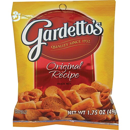Gardetto's® Snack Mix, Original, 1.75 oz. Bags, 60 Bags/Box Staples
