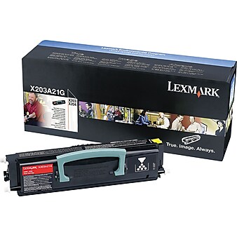 Lexmark X203A21G2500 Black Standard Yield Toner Cartridge (X203A21G)