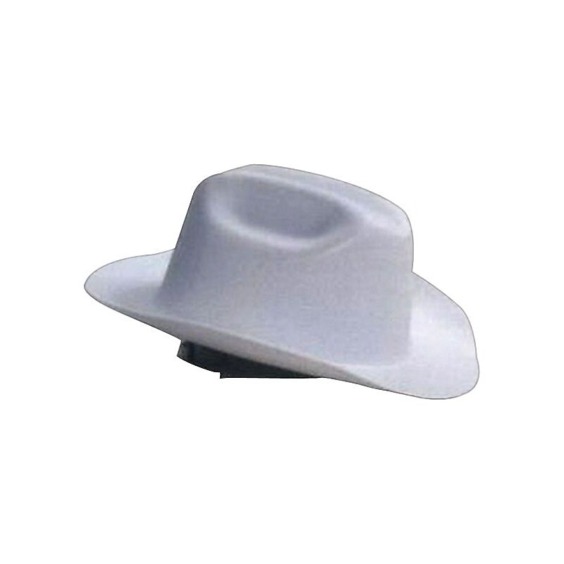 Jackson Safety HDPE 4-Point Ratchet Suspension Full Brim Hard Hat, White (138-19500) image 1