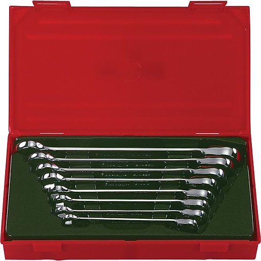 Blackhawk® 8 Pieces Metric Reversible Ratcheting Wrench Set at Staples