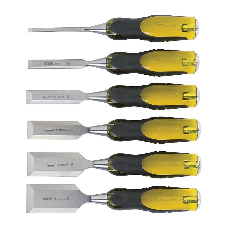 Stanley Fatmax Short Blade Chisels, 6 Piece/Set image 1