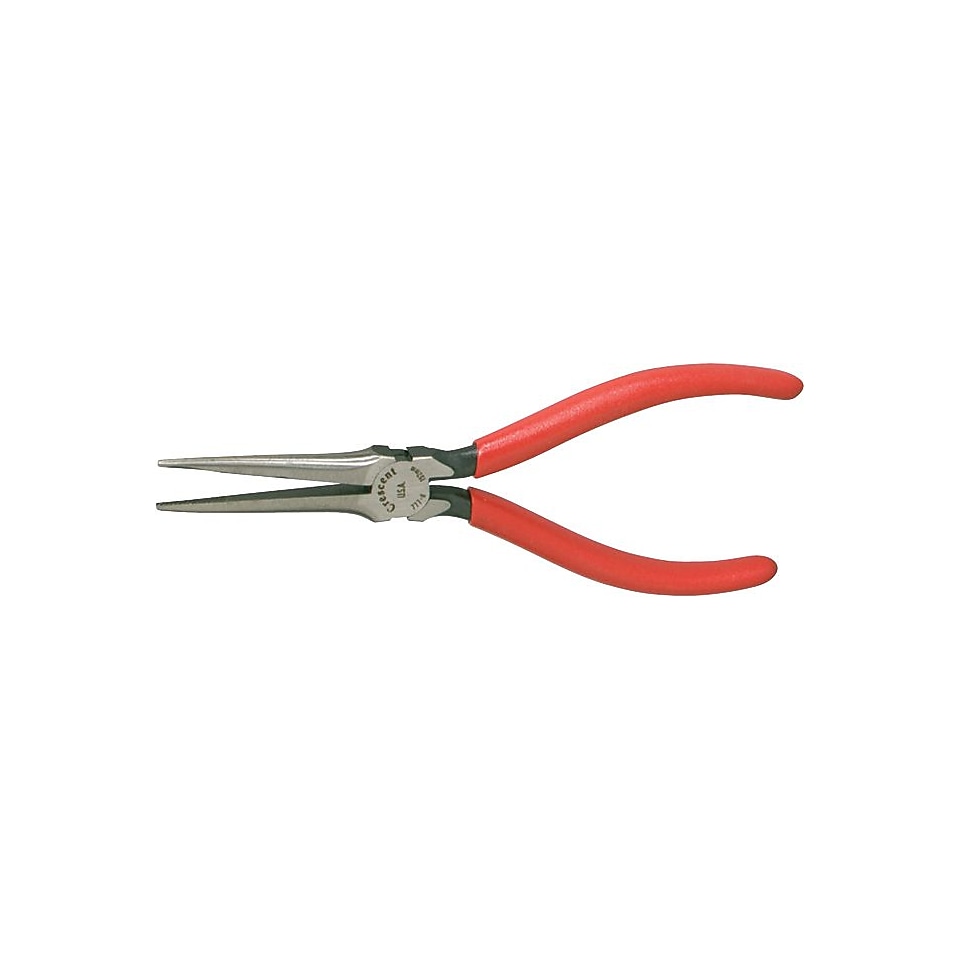Cooper Hand Tools Crescent Long Needle Nose Solid Joint Straight Jaw Plier, 6 1/2