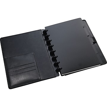 Staples® Arc System Tab Dividers, Black, 5-5/6" x 8-1/2"