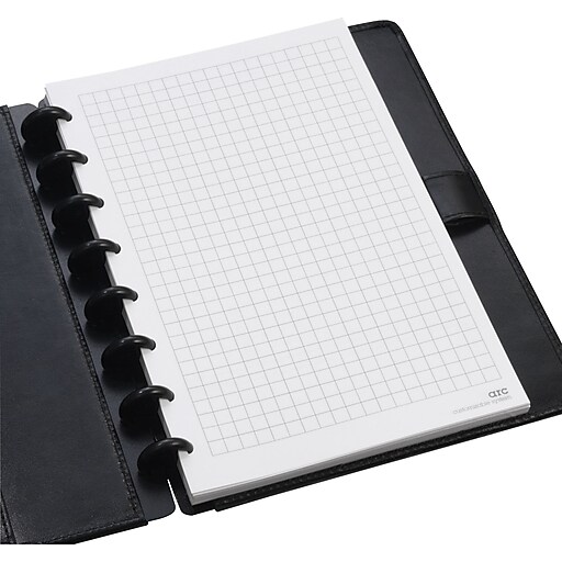 Staples® Arc System GraphRuled Premium Refill Paper, White, 51/2" x 8