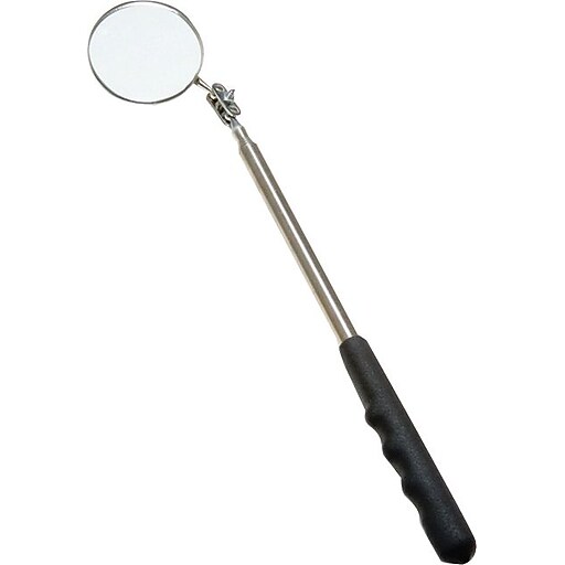Ullman Round LED Lighted Inspection Mirror, 3 3/8inch Diameter Staples