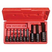 Proto® 7 Pieces Pin Locking Hex Bit Impact Socket Set, 3/8 in and 1/2 in Square Drive