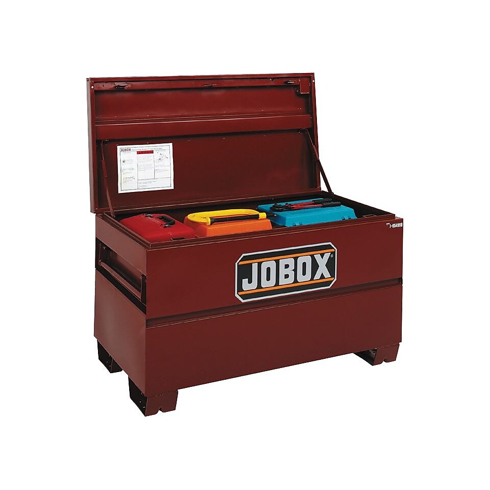 Jobox Site Vault™ Heavy Duty On Site Chest, 27 3/8 in (H) x 60 in (W) x 24 in (D)