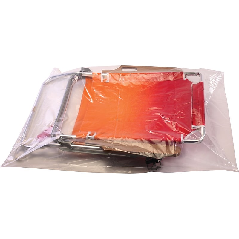 16" x 20" Layflat Poly Bags, 2 Mil, Clear, 1000/Carton (575) image 1