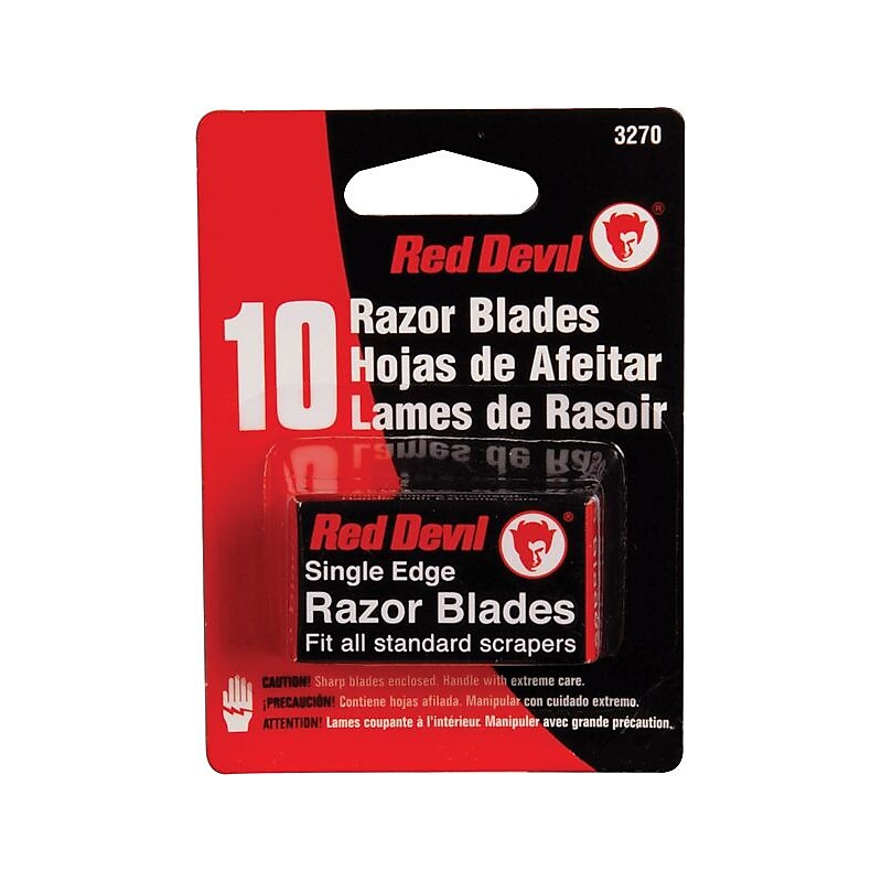 Red Devil® Single Edge Razor Blade, 10 Blades image 1