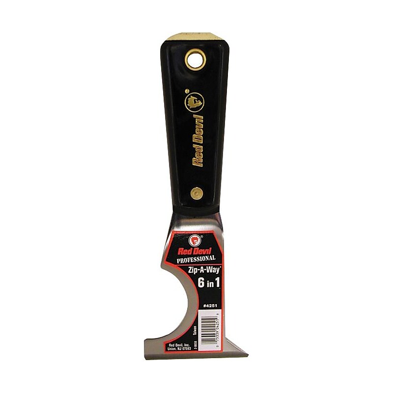 Red Devil® Zip-A-Way® Professional Series 4200 Stiff Painters Tool, 6 in 1 image 1