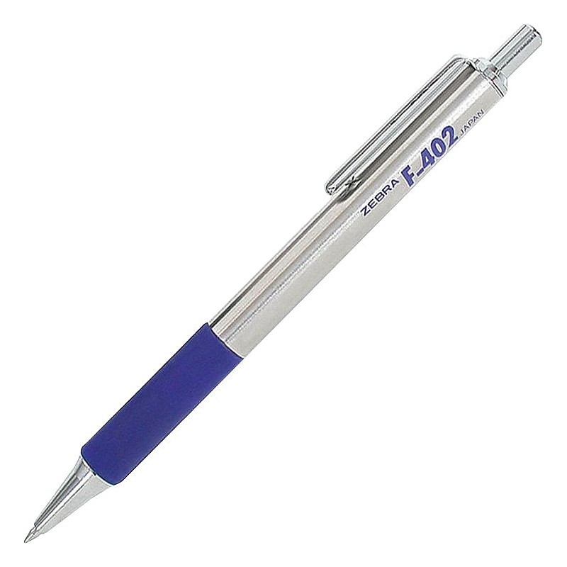 Zebra Retractable Ballpoint Pen,Fine Point, 0.7mm, Blue Ink (ZEB29220) image 1
