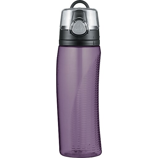 Thermos Intak Plastic Water Bottle, 24 oz., Purple (HP4100PU6) Staples
