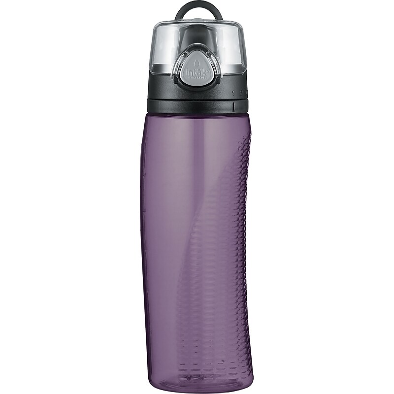 Thermos Intak Plastic Water Bottle, 24 oz., Purple (HP4100PU6) image 1