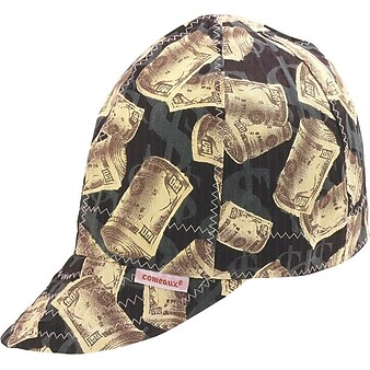 Comeaux Deep Round Crown Welder Cap, Assorted Prints, Medium (118-1000-7-5/8)