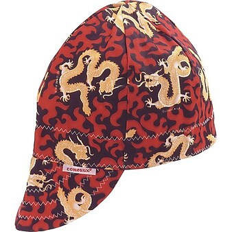 Comeaux Deep Round Crown Welder Cap, Assorted Prints, Large/Extra-Large (118-2000R-7-5/8)