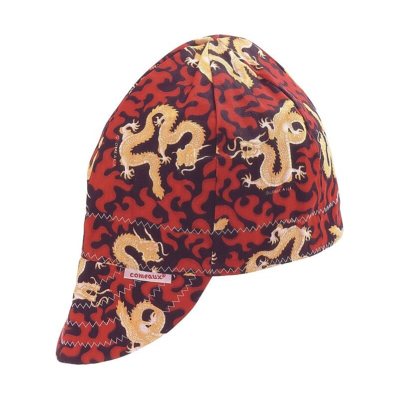 Comeaux Deep Round Crown Welder Cap, Assorted Prints, Large/Extra-Large (118-2000R-7-5/8) image 1