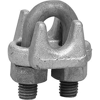 Campbell® Series 1000-G Wire Rope Clip, Drop-Forged Carbon Steel, Galvanized, 1/2 in