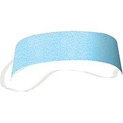 OccuNomix® MiraCool® Original Soft Disposable Sweat Band, Viscose Cellulose, Blue, One Size Fits All, 100/Bx