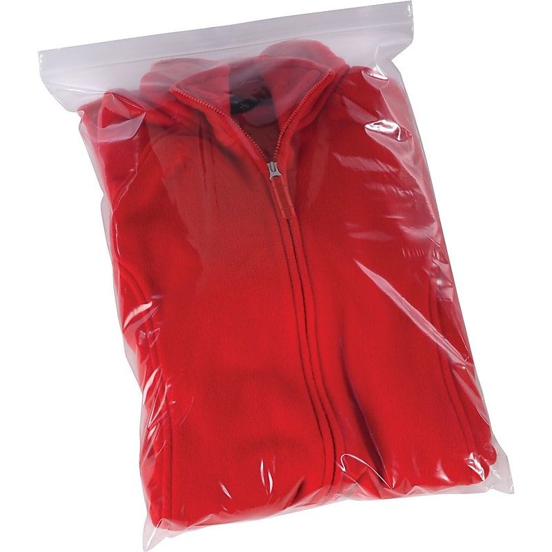 7" x 9" Reclosable Poly Bags, 2 Mil, Clear, 1000/Carton  (PB3631) image 1