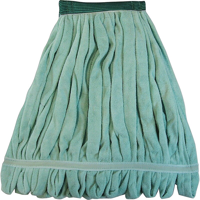 O'Dell® Microfiber Tube Mop, 1 1/2" Headband, Green (MWTM-GNB) image 1