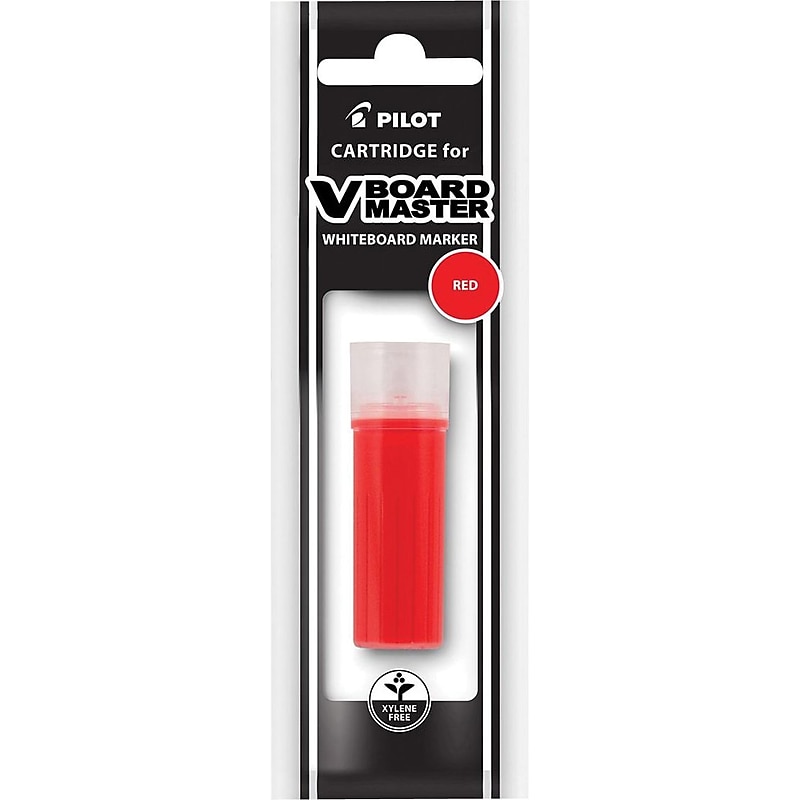 Pilot V Board Master BeGreen Dry Erase Marker Refill, Red (43924) image 1