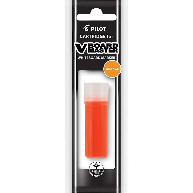 Pilot V Board Master BeGreen Dry Erase Marker Refill, Orange (43926) image 1