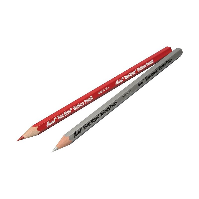 Markal® Silver-Streak® & Red-Riter® Welders Pencils, Silver image 1