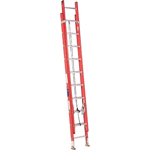 Louisville Ladders FE3200 Series Fiberglass Channel Extension Ladders
