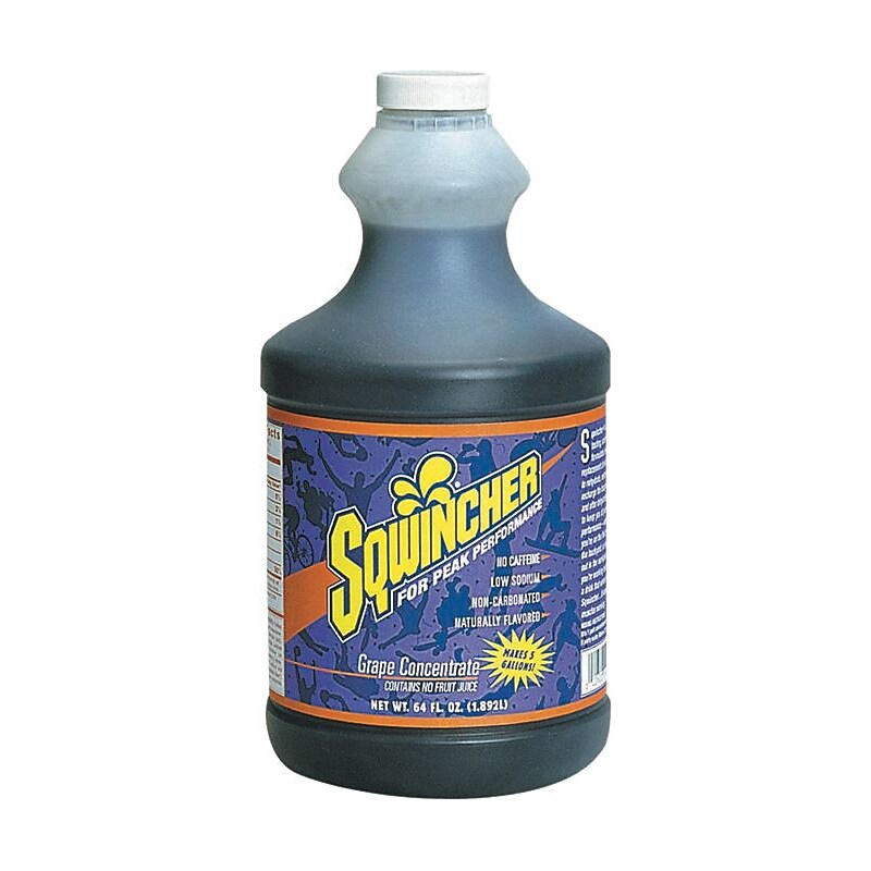 Sqwincher Lemon-Lime Liquid Concentrate Energy Drink, 64 oz. Bottle, 6/Carton (030328-LL) image 1