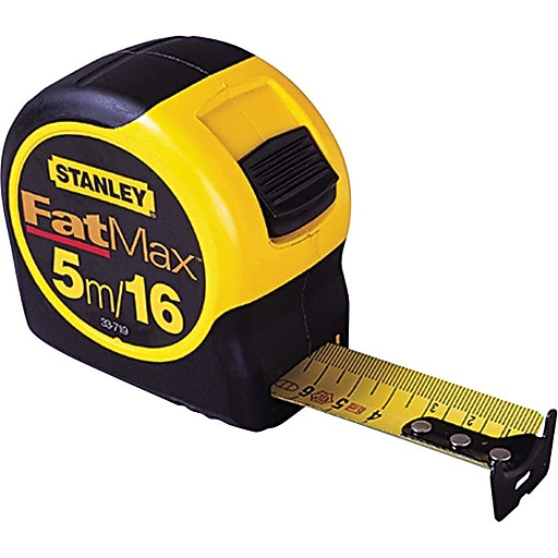 Stanley® FatMax® Reinforced w/Blade Armor™ Tape Rules, 25ft Blade Staples