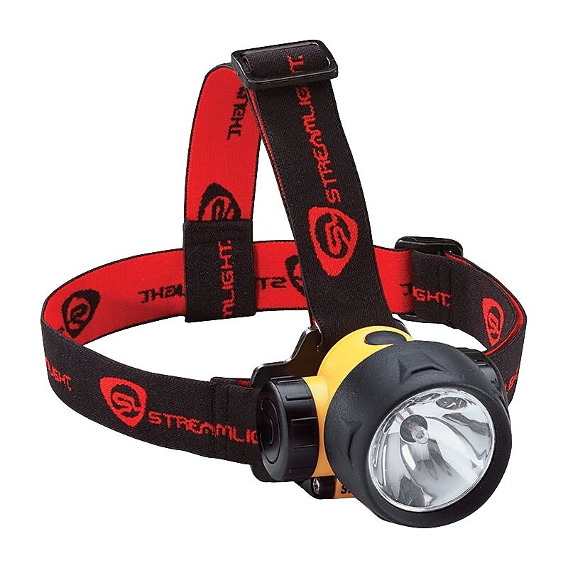 Trident® 3 AAA Alkaline Yellow Thermoplastic Head Lamp, 3 V, 300 mA Xenon Bi-Pin, LEDs image 1