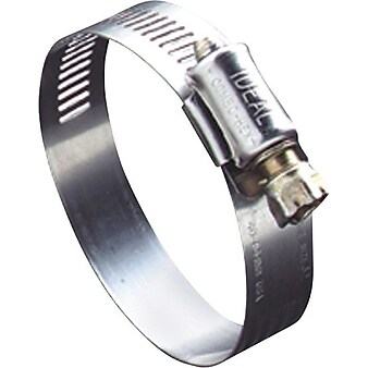 Hy-Gear® 201/301 Stainless Steel 50 Small Diameter Hose Clamp, 1 1/4 - 2 1/4 in Capacity