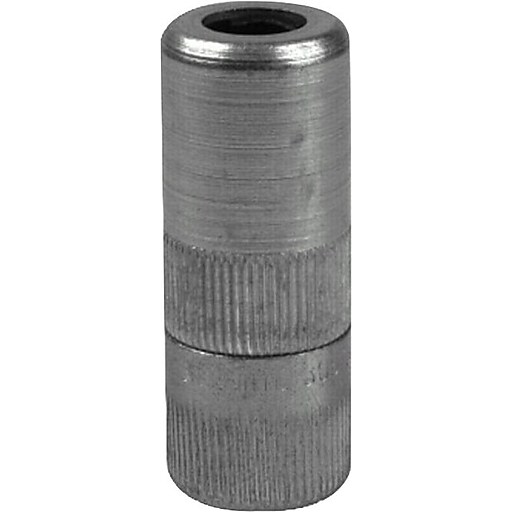 Alemite® Metal Narrow Grease Coupler With Check Valve, 1/8 in FNPTF Staples
