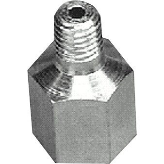 Alemite® Zinc Plated Metal 90 deg Swivel Adapter, 1/4-28 UNF Male x 1/8 in FNPTF