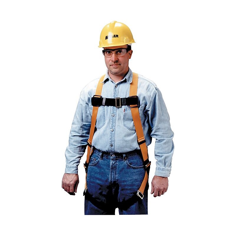 Honeywell Miller Titan Full-Body Harness, Universal, 400 lbs. Capacity, Orange (493-T4500/UAK) image 1