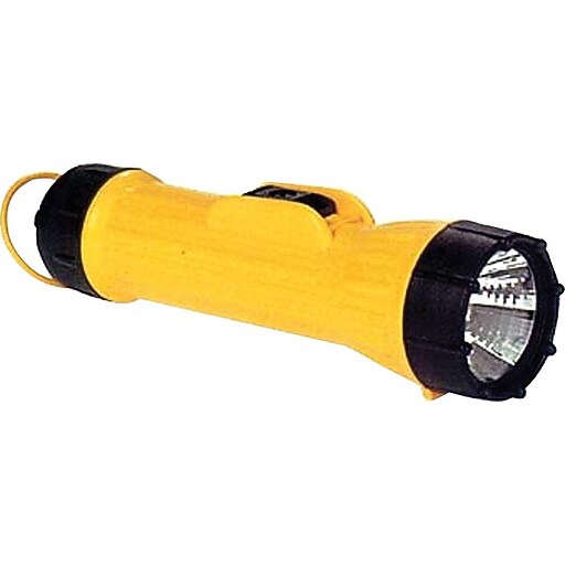 Bright Star® Polypropylene Heavy Duty Industrial Flashlight, KPR102, 2