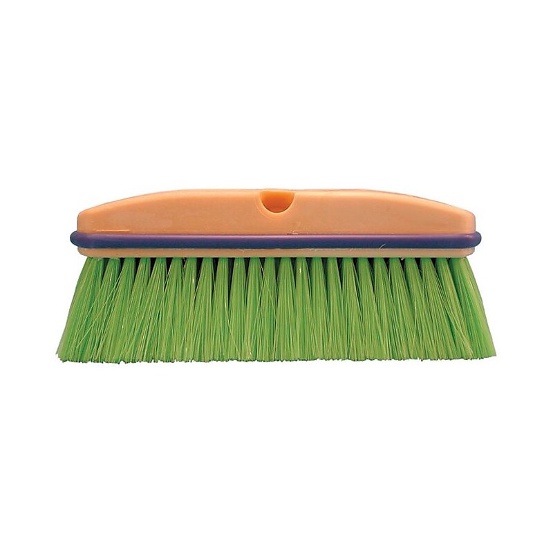 Magnolia Brush 455-3033 10" Nylon Bristle Vehicle Wash Brush; Flagged Green image 1