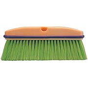 Magnolia Brush 455-3033 10" Nylon Bristle Vehicle Wash Brush; Flagged Green