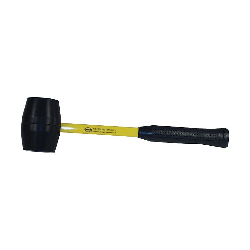 Nupla® Rubber Mallet, Fiberglass Handle, H Grip, 2 lb. image 1