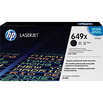 HP 649X Black High Yield Toner Cartridge (CE260X)