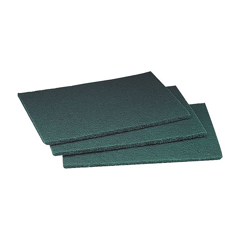 Scotch-Brite Green No.96 General Purpose Scouring Pad, 9 in (L), 6 in (W), 20/Box image 1